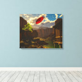 川風 キャンバスプリント (インサイチュ (ウッドフロア))