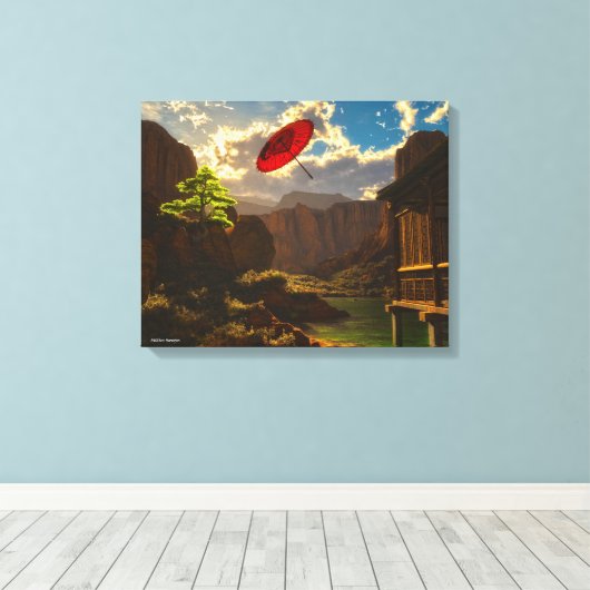 川風 キャンバスプリント (インサイチュ (ウッドフロア))