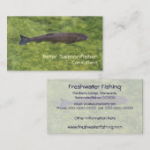 川魚が泳ぐ 名刺 (正面/裏面)