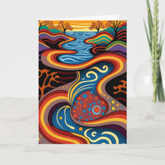 川、アボリジニ、夢の時間。 カード