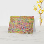 川 カード (黄色い花)