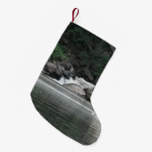川 スモールクリスマスストッキング (正面 (吊り時))