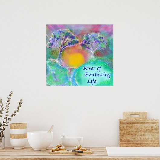 川 ポスター (キッチン)