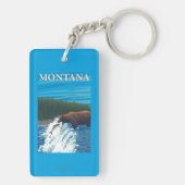 川-モンタナのくまの魚釣り キーホルダー (裏面)