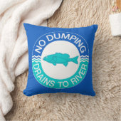 川、印、ニュージャージー、米国への投げ出す下水管無し クッション (ブランケット)