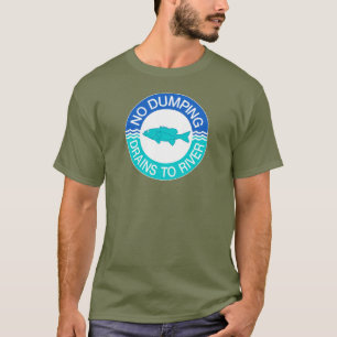 川、印、ニュージャージー、米国への投げ出す下水管無し Tシャツ