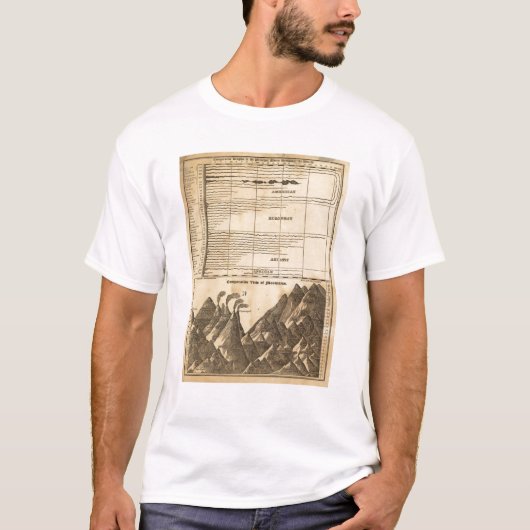 川、山 Tシャツ (正面)