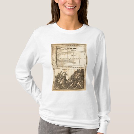 川、山 Tシャツ (正面)