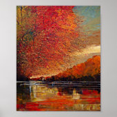 川、抽象芸術絵を描の。 ポスター (正面)