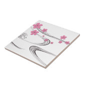 川-日本人のデザイン上の桜 タイル (側面)