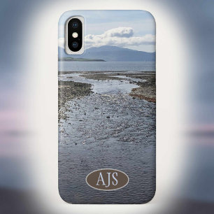 川、海、アルラン島の景色 iPhone X ケース