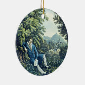 川(着色されたengravinによるルートヴィヒ・ヴァン・ベートーヴェン セラミックオーナメント (右)