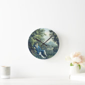 川(着色されたengravinによるルートヴィヒ・ヴァン・ベートーヴェン ラウンド壁時計 (ホーム)