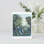 川(色の彫刻)によってルートヴィヒ・ヴァン・ベートーベン ポストカード (スタンド正面)