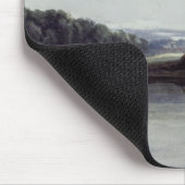 川、19世紀による風車 マウスパッド (コーナー)