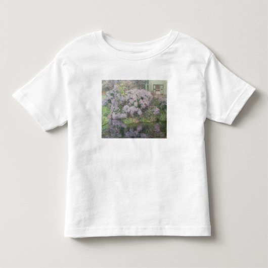 川Lys 1898年の銀行のアジサイ(oi トドラーTシャツ (正面)