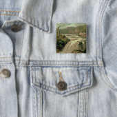 川Neath、南ウェールズの滝 缶バッジ (インサイチュ)