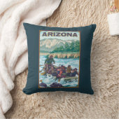 川RaftingArizona クッション (ブランケット)