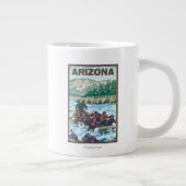 川RaftingArizona ジャンボコーヒーマグカップ (右)