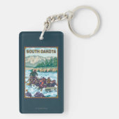 川RaftingSouthダコタ キーホルダー (裏面)