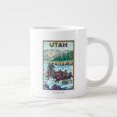 川RaftingUtah ジャンボコーヒーマグカップ (右)