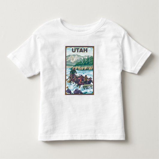 川RaftingUtah トドラーTシャツ (正面)