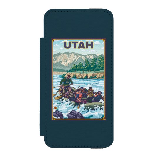 川RaftingUtah Incipio iPhoneウォレットケース (フォリオ 正面)