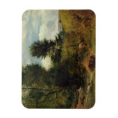 川Sid上のビュー、Sidmouth近く、c.1852 (油 マグネット (縦)