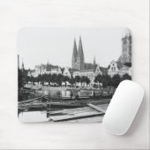 川Traveの木の、リューベック販売、c.1910 マウスパッド (マウス)