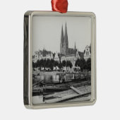 川Traveの木の、リューベック販売、c.1910 メタルオーナメント (右)