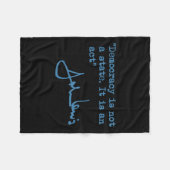 州じゃない。それは行為だ。 – ジョン・ルイス フリースブランケット (正面(横))