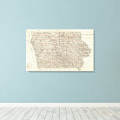 州のアイオワ キャンバスプリント (インサイチュ (ウッドフロア))