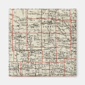 州のアイオワ マグネット (正面)