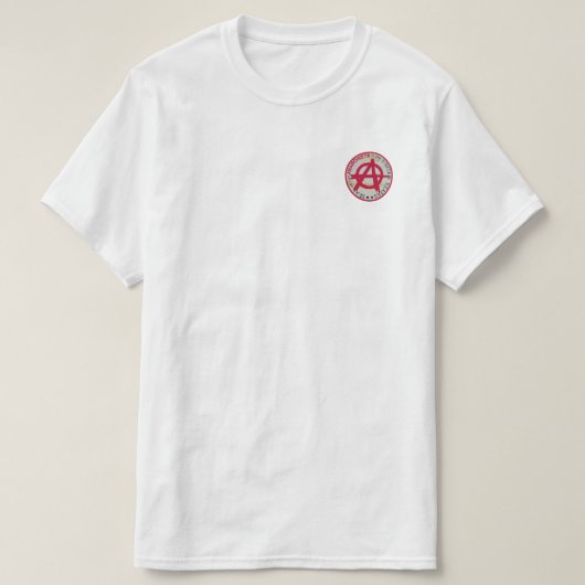 州のアナキストの封統一された印 Tシャツ (デザイン正面)