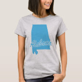 州のアラバマ形Tシャツ Tシャツ (正面)