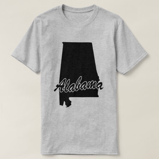 州のアラバマ形Tシャツ Tシャツ (デザイン正面)