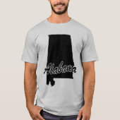 州のアラバマ形Tシャツ Tシャツ (正面)