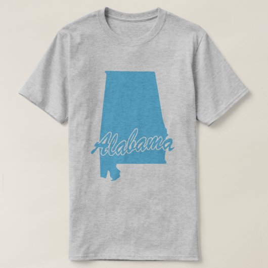 州のアラバマ形Tシャツ Tシャツ (デザイン正面)