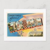 州のウィスコンシンWIオールドヴィンテージ旅行記念品 ポストカード (正面)