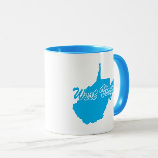州のウェストバージニア州ジョウトマグ マグカップ (正面右)
