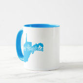 州のウェストバージニア州ジョウトマグ マグカップ (正面左)