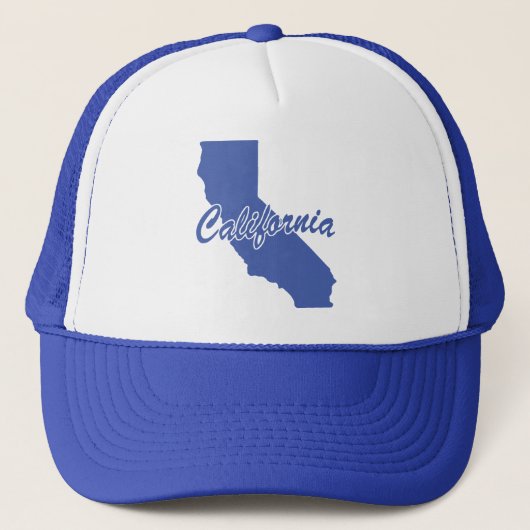 州のカリフォルニアのシェイプのトラック帽 キャップ (正面)