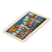 州のカリフォルニアヴィンテージラージレター マグネット (左側)