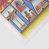 州のテキサス州TXヴィンテージ大文字葉書 薄葉紙 (詳細)