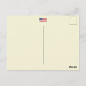 州のテキスト/色構成 ポストカード (裏面)