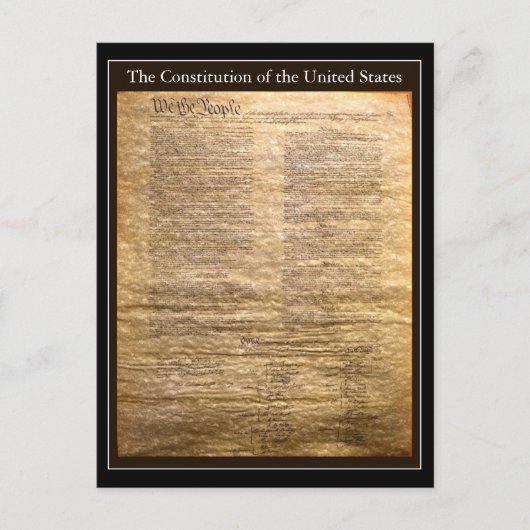 州のテキスト/色構成 ポストカード (正面)