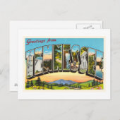 州のテネシーTNオールドヴィンテージ旅行記念品 ポストカード (正面/裏面)