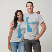 州のデラウェア形状Tシャツ Tシャツ (ユニセックス)
