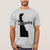 州のデラウェア形状Tシャツ Tシャツ (正面)