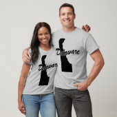 州のデラウェア形状Tシャツ Tシャツ (ユニセックス)